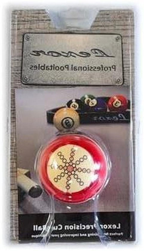 Trainingsbal - Poolbal oefenbal - Techniek verbeteren - Met instructies - 57.2 mm - Wit
