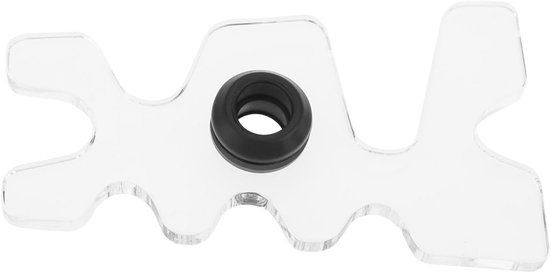 Transparante plastic biljartkeu houder, 11.5 x 6.5 x 4.5 cm, accessoires voor biljart, biljartspel, keuhouder