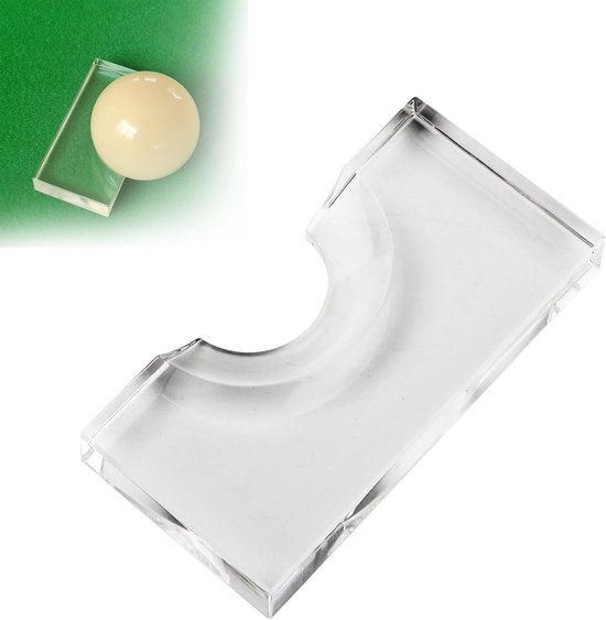 Transparante Positiemarker voor Biljartballen, Precisie Locators voor Snooker en Pooltafel Accessoires