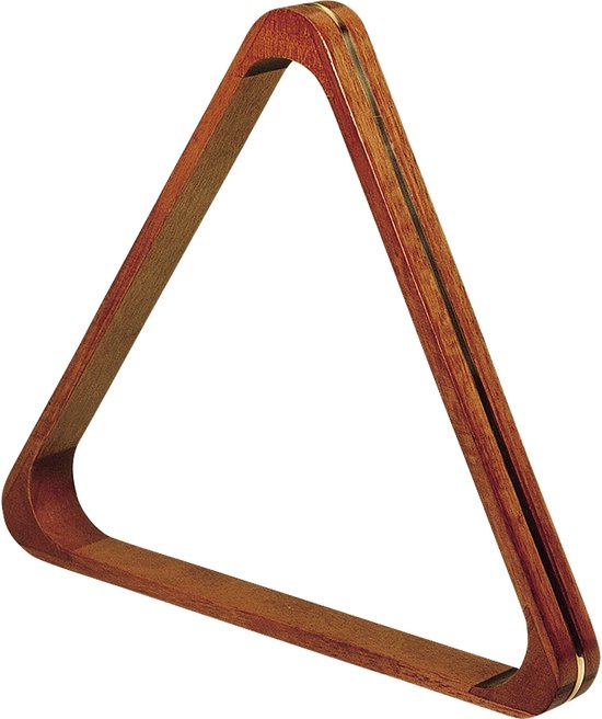 Triangel pool 57.2mm hout/messing deluxe van Buffalo