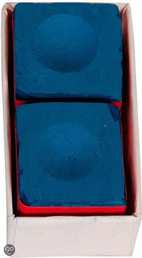 Triangle biljart krijt blauw (2st.) van Triangle