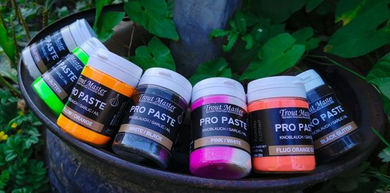 Trout Master Pro Paste Knoflook - Kleur : Black Glitter van Trout Master