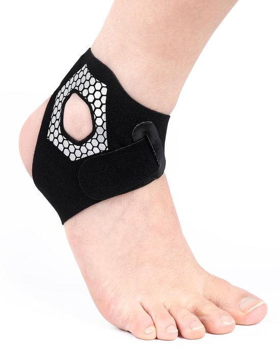 Ultra Dun Enkelsteun met Antislip - Verstelbare Ademende Enkelband voor Sport, Hardlopen en Fitness - Geschikt voor Mannen en Vrouwen - Maat M, Links