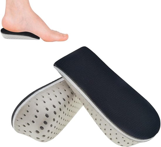 Unisex Memory Foam Inlegzolen van 2 cm voor Comfort en Ondersteuning bij Hielspoor en Pijnlijke Voeten
