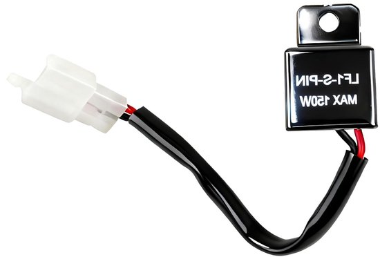 Universele 12V LED Indicator Relay voor Motoren - 2 Pin, Waterdicht, Frequentie Controle, Maximaal 150W, Centrale Indicator