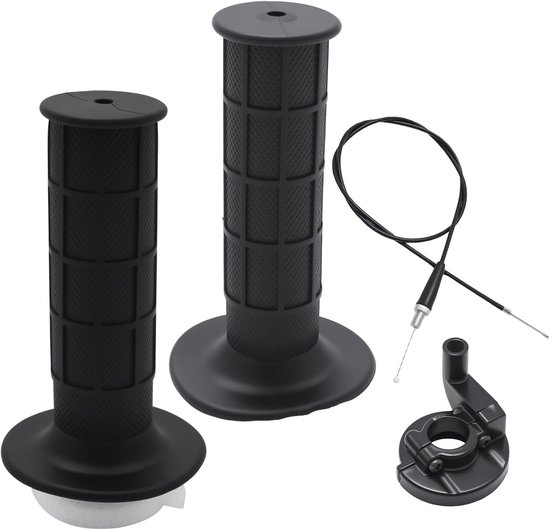 Universele 7/8" 22mm Motorhandgrepen met Gasklephouder en Vervangende Gaskabel voor ATV, Quad en Dirt Bike Accessoires van universele