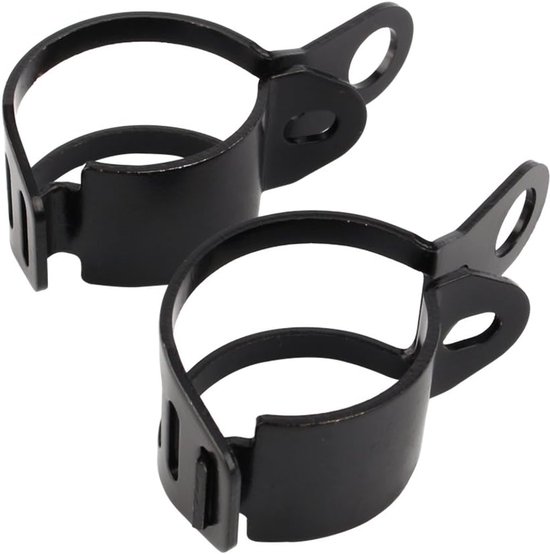 universele knipperhouder, vorkbevestigingstang, terugsteltang, 30-43 mm, zwart
