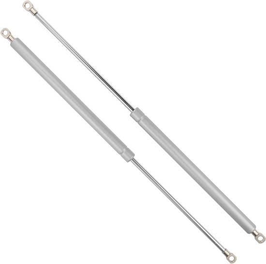 Universele Lift Ondersteunt Stutten voor Venster Toolbox Gasveren 20 inch 500mm 45lbs 200N 20kg Zilver Tone - 2 Stuks, Versterking, Ondersteuning, Duurzaamheid