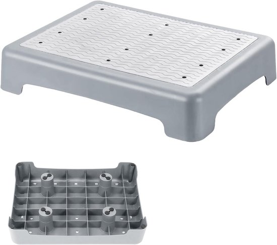 Veilige Antislip Halve Trap voor Senioren, Draagbare Stapstoel voor Gemakkelijk Toegang en Ondersteuning