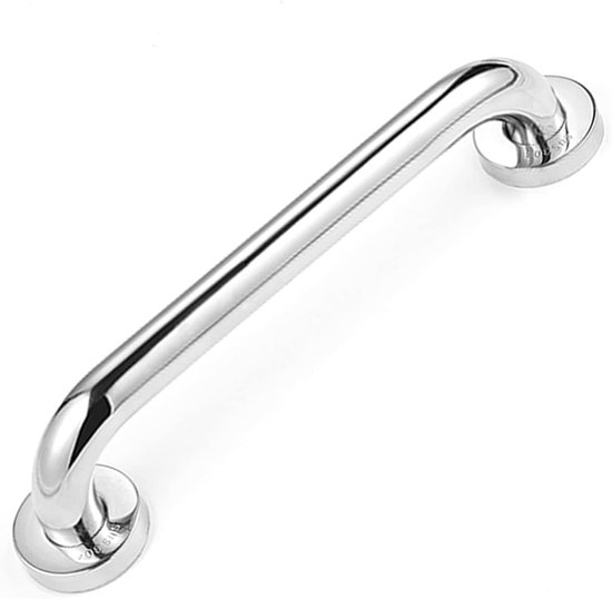 Veilige en stevige wandbeugel voor de douche, ideaal voor ouderen en mensen met beperkte mobiliteit, RVS handgreep voor badkamer en toilet (30 cm)