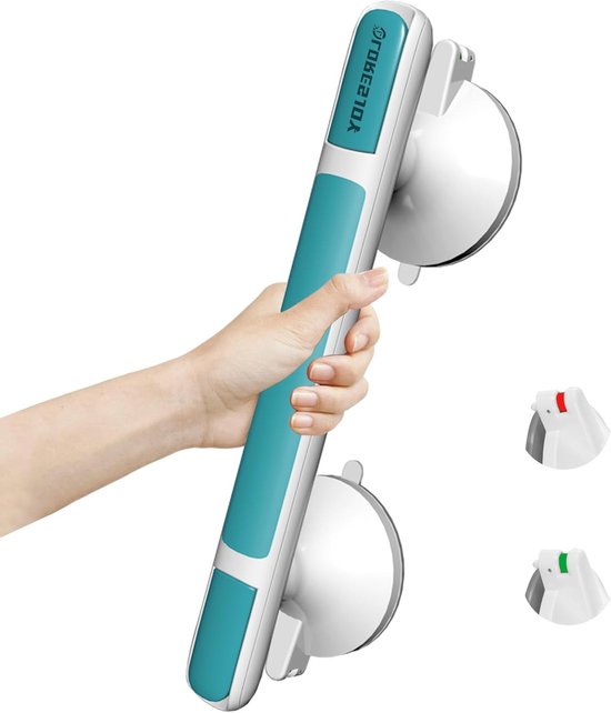 Veilige Handgreep voor Senioren, Suction Cup Beugel voor Badkamer, Douche en Toilet zonder Boren, Ideaal voor Extra Steun en Stabiliteit