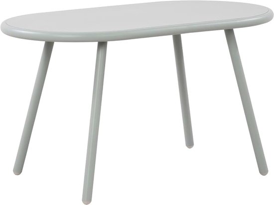 Velva Salontafel - Ovaal - Loungetafel - voor buiten en binnen - Weerbestendige en UV-bestendige tuintafel - Bijzettafel voor buiten -, Kleur:turkis