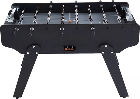 Vente-unique Tafelvoetbal LIONEL van mdf - L153 x B77,6 x H96 cm - Zwart L 153 cm x H 96 cm x D 77.6 cm van Merkloos