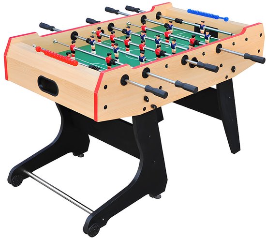 Vente-unique Tafelvoetbal STADIUM van MDF - 137 x 74,5 x 86 cm L 137 cm x H 86 cm x D 74.5 cm van Merkloos