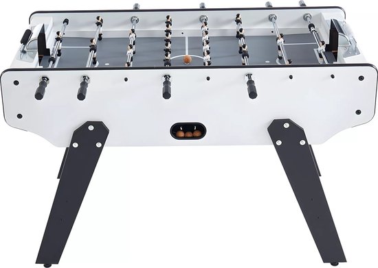 Vente-unique Tafelvoetbal SUAREZ van mdf - L153 x B77,6 x H96 cm - Wit L 153 cm x H 96 cm x D 77.6 cm van Merkloos