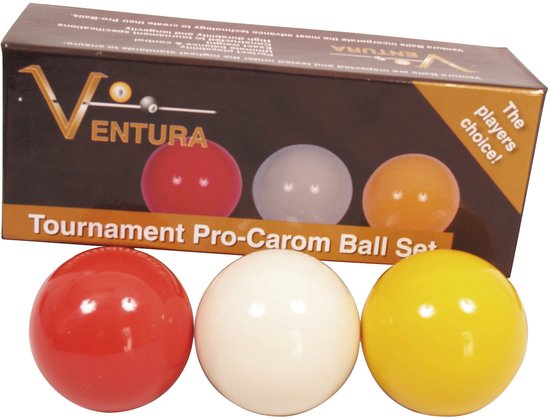 Ventura biljart ballen set 61.5mm Tournament van Ventura