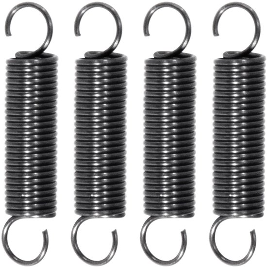 Verlengveren 15 mm, sterke trekveren met haken, 20 stuks, buitendiameter 3 mm, ideale oplossing voor bevestigen en ondersteunen, draaddiameter 0,35 mm