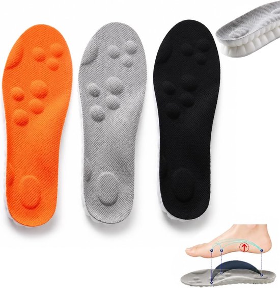 Verlichtingszolen voor optimale ondersteuning, orthopedische inlegzolen voor comfort en pijnverlichting