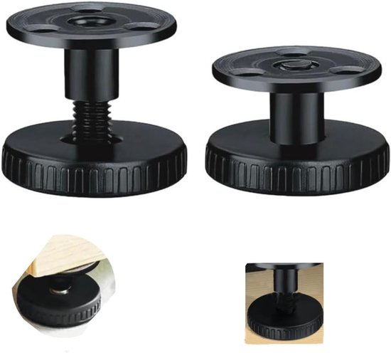Verstelbare anti-schok fixator voor bedframe, hoofdbord en meubels - 4 stuks, ideaal voor stabiliteit en veiligheid