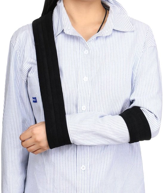 Verstelbare Arm Sling voor Schouders, Comfortabel voor Gebroken Pols en Ellebogen, Geschikt voor Mannen en Vrouwen, Links en Rechts