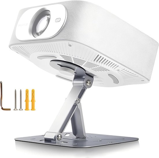Verstelbare Desktop Projector Houder met Steun, Flexibele Hoek en Tot 10kg Draagcapaciteit voor Thuis en Kantoor