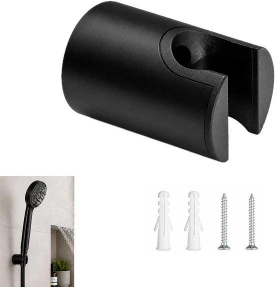 Verstelbare Douchesteun zonder Boren van Roestvrijstaal, Plaksteun voor Handdouche, Ideaal voor Badkamer en Douchegebruik