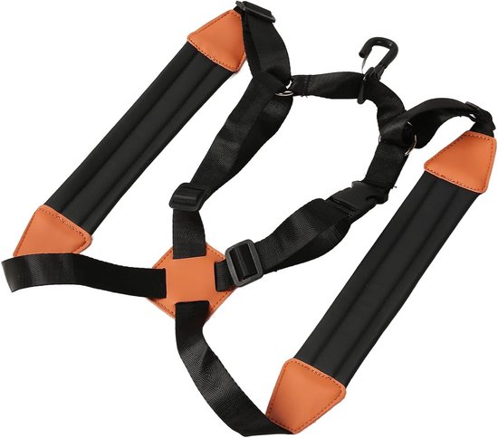 Verstelbare en Dikkere Saxofoon Schouderband voor Kinderen en Beginners, Vermindert Nekdruk, Geschikt voor Bariton, Tenor en Alto Saxofoon, Multicolor, 60 x 180 cm