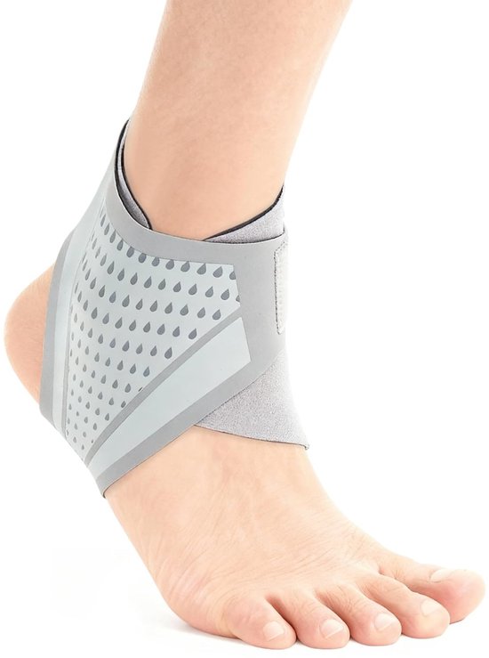Verstelbare Enkelsteun met Antislip en Ademend Ontwerp voor Stabiliteit en Comfort, Unisex, Geschikt voor Sport en Dagelijks Gebruik - Linker Enkel