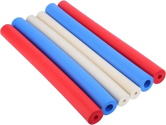 Verstelbare Foam Grip Hulp voor Ouderen en Gehandicapten, 6-Pack van 30.5 cm Foam Tubes, Ergonomische Keukentools voor Betere Grip en Comfort