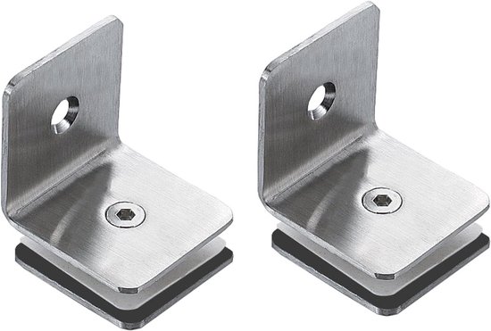Verstelbare Glazen Paneel Klemmen voor Douche en Wandbevestiging - RVS Steun voor Badkamer, Kantoor en Restaurant