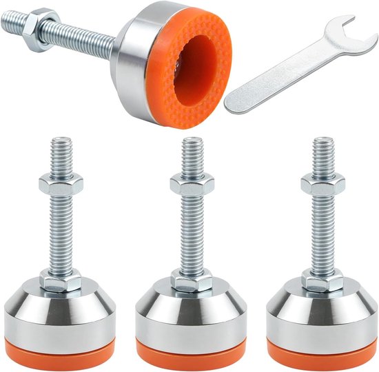 Verstelbare machinepoten met M8 schroefdraad, 40 mm hoogte, 4 stuks voor stabiele meubels