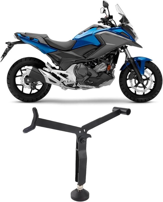 Verstelbare motorwiel lift en zijstandaard voor dirtbike met antislip voet en parkeerfunctie