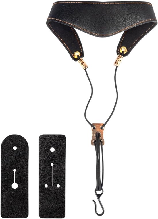 Verstelbare nekband voor klarinet en tenorsaxofoon | Ergonomische ondersteuning voor comfort en stabiliteit | Ideaal voor beginners en meisjes