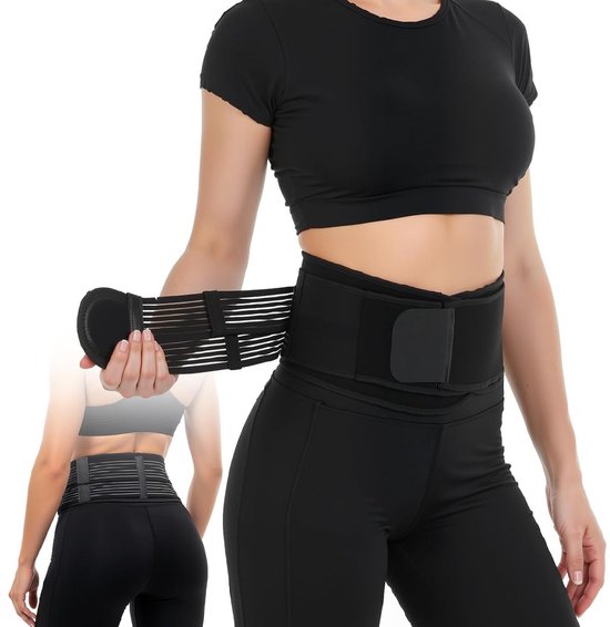 Verstelbare Ortho Band voor Sciatica en Iliosacraal Gewricht, Ondersteuning bij Heupspiervermoeidheid en Lage Rugpijn voor Mannen en Vrouwen