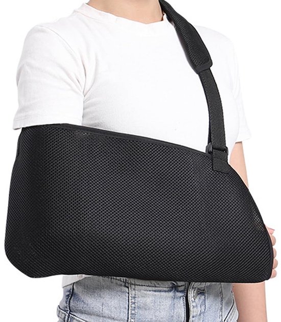 Verstelbare Schouderband met Ademend Mesh voor Herstel van Schouder, Pols en Elleboog, Comfortabele Arm Sling voor Dames en Heren