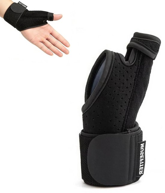 Verstelbare Spica Duimspalk voor Rechter en Linker Hand – Ademend Comfortmateriaal – Geschikt voor Sport en Herstel – Maat 19x14x3 – Duimsteun voor Blessures en Stabiliteit
