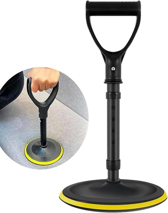 Verstelbare sta-hulp voor ouderen, loopstok met ondersteuning, hulpmiddel voor opstaan, dagelijkse accessoires voor mobiliteit van Merkloos