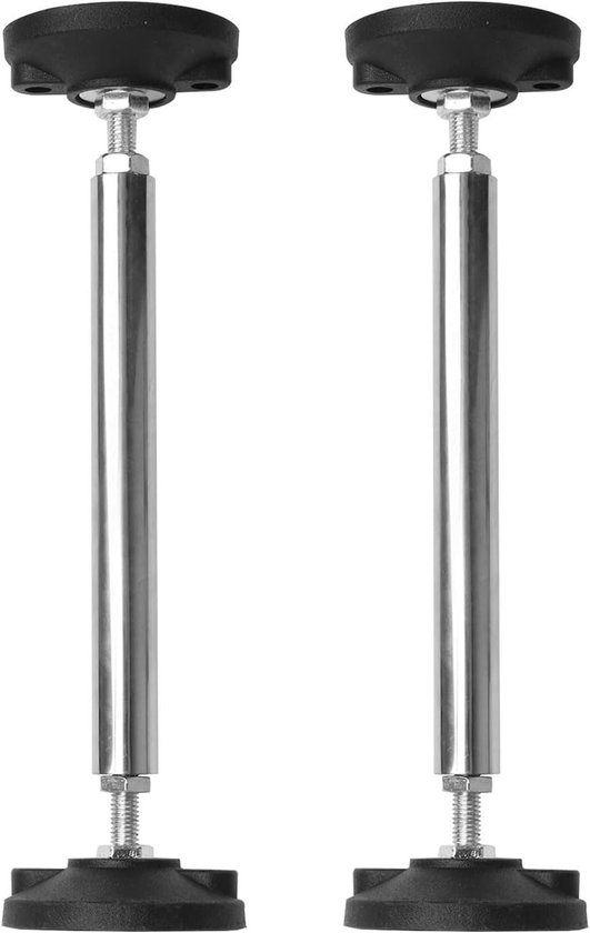 Verstelbare telescopische steunbalken voor wandkasten, badkamerkasten en TV-meubels - Hoogte 38-52 cm, tot 300 kg draagvermogen, 2 stuks van Merkloos