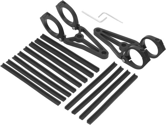 Vervangingssteun voor Motorfiets Koplamp - 2 Stuks Fork Tubes Lamp Houder voor Diverse Motoren, Duurzaam en Betrouwbaar