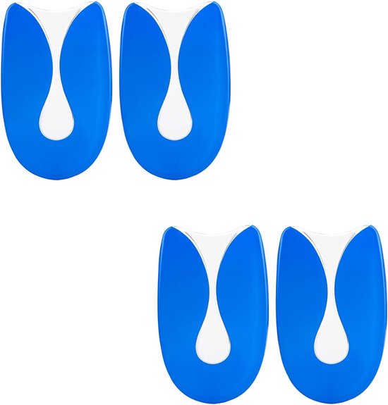 Verzachtende en Lichtgewicht Gel Hakcups voor Plantar Fasciitis, Hielspoor en Hielpijn, Ondersteuning voor Achillespees en Gebarsten Hielen