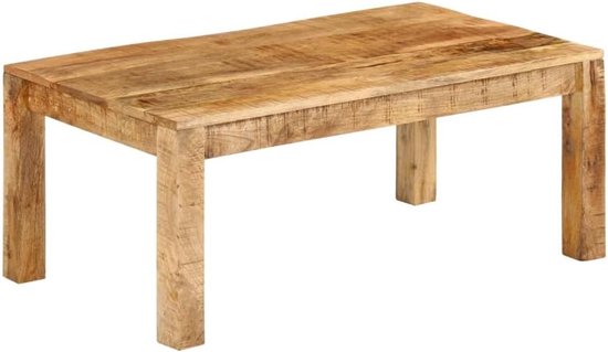 vidaXL Salontafel 100x55x40 cm massief mangohout