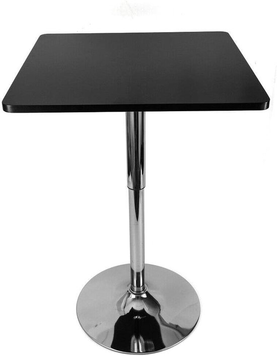 vierkant, in hoogte verstelbaar, bartafel, statafel, tuintafel, bijzettafel, balkontafel, tuinmeubelen, balkonmeubel, terrasmeubel, vierkant, partytafel