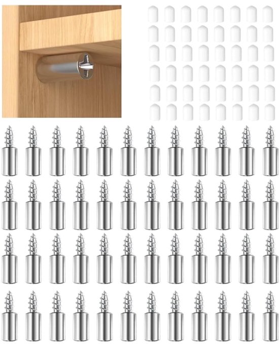 Vloerdragers met Rubberen Voeten voor Meubels, Kasten, Keukenkasten en Boekenkasten - 48 Stuks voor Optimaal Gebruik