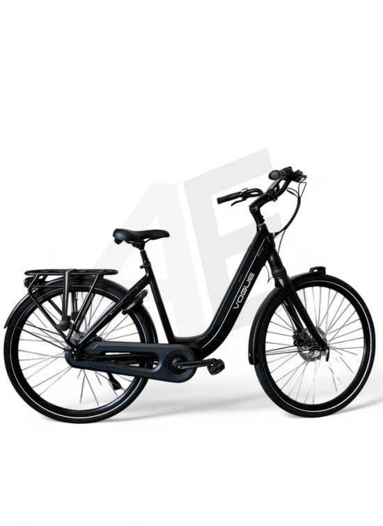 Vogue Mestengo 46cm Elektrische Fiets Hydraulische Remmen met Middenmotor - Mat Zwart van Vogue