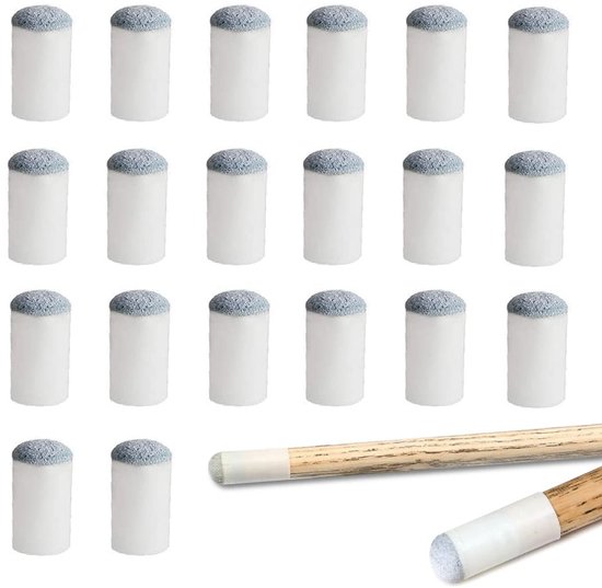 VT Goods - Biljartkeu-punten - Vervangingspunten - Duurzaam en slijtvast - 13 mm - Accessoires voor snooker en pool - Perfect voor biljarttafels - 2.. van Merkloos