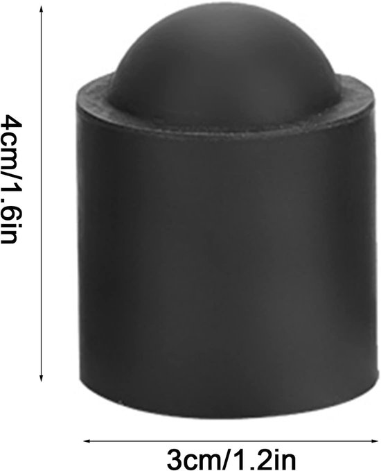VVGoods - Cue Tip Rubber Cover 10 stuks voor Biljart Cues - Bescherming Snooker Cue Tip van Merkloos