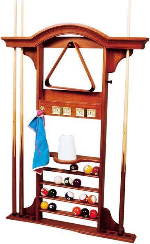 Wall rack for 8 cues DLX van Longoni