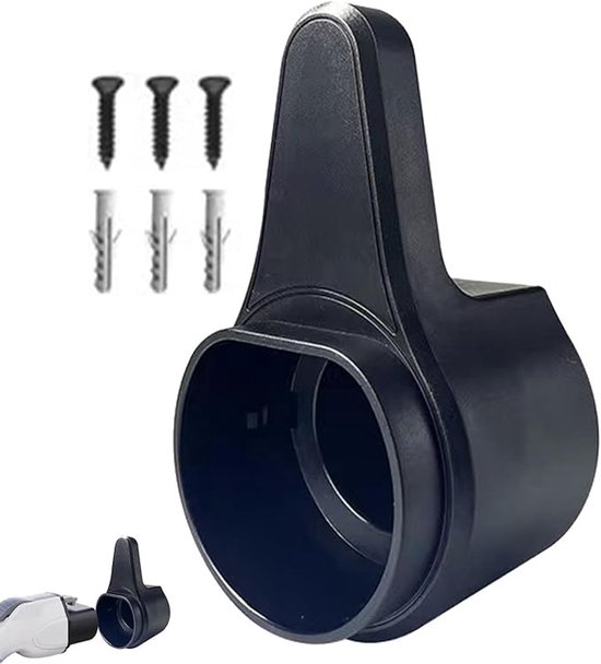 Wandmontage EV Oplader Kabelhanger - Oplader Holster Dock & Kabel Beschermer - Stekker Houder & Organizer voor Elektrische Auto van Merkloos