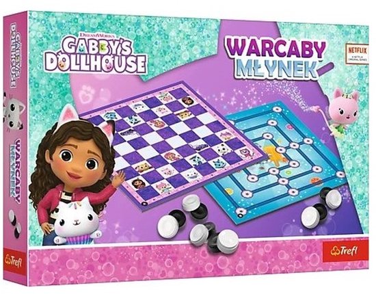 Warcaby Młynek Gabby's Dollhouse