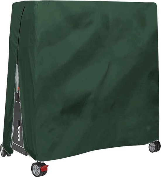Waterdichte en stofbestendige hoes voor pingpongtafels voor buiten, afmetingen 165x70x185 cm, gemaakt van 210D Oxford-stof. van Merkloos
